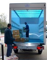 Men loading Van
